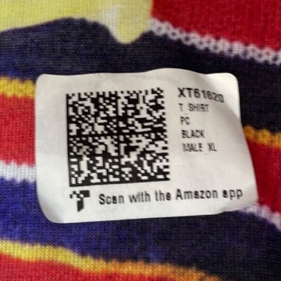 Bernie and Ernie Sesame Street Blue Dye Sublimated Print T-Shirt Sz L - NWT - Picture 9 of 10